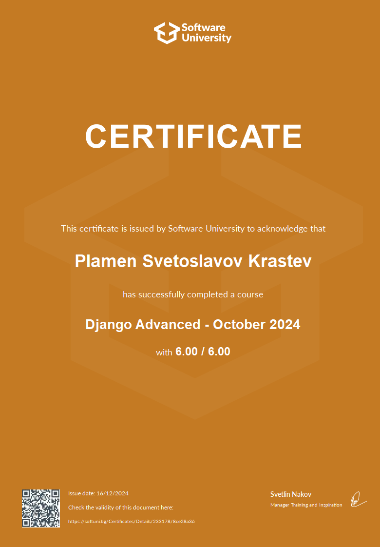 Django Advanced