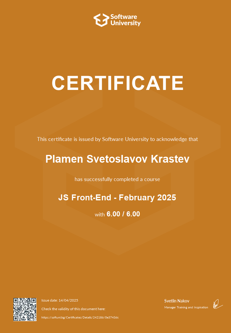 JS Front-End